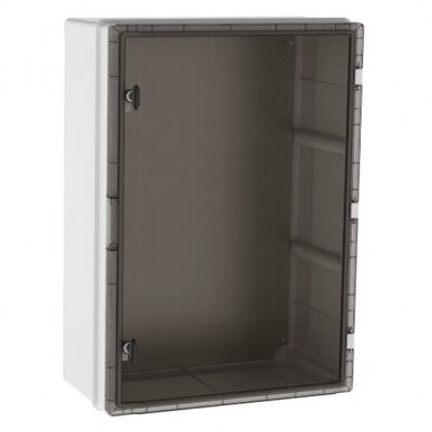 Plastic surface-mounted hermetic enclosure | box | halogen-free | 500x700x250mm | transparent door | IP65 | TEM Plastic surface-mounted hermetic enclosure | box | halogen-free | 500x700x250mm | transparent door | IP65 | TEM