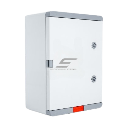 Plastikowa obudowa elektryczna | rozdzielnica 400x300x170mm | szare drzwi IP67 Plastikowa obudowa elektryczna | rozdzielnica 400x300x170mm | szare drzwi IP67