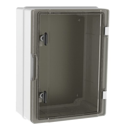 Plastic overhead sealed enclosure | box | halogen-free | 400x300x170mm | transparent door | IP65 | TEM Plastic overhead sealed enclosure | box | halogen-free | 400x300x170mm | transparent door | IP65 | TEM