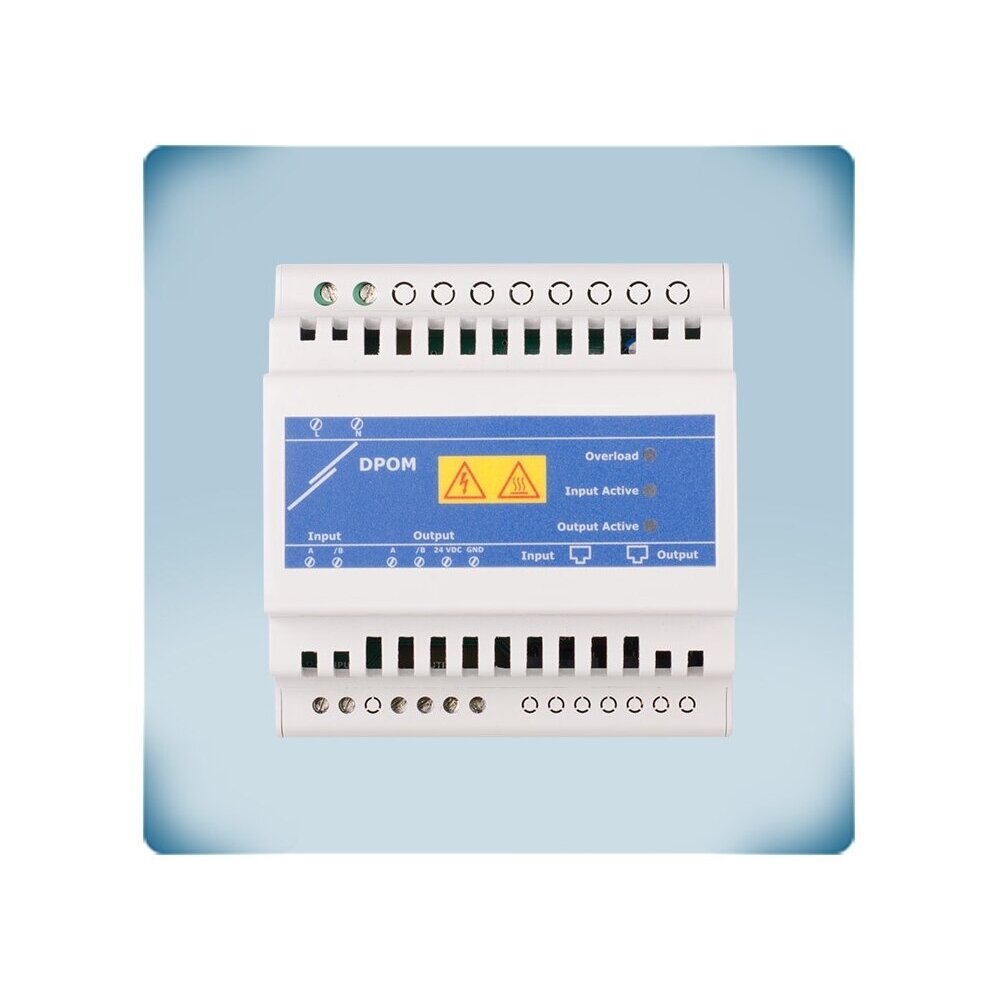Power over Modbus power module with Modbus RTU repeater | 24VDC | 20W | 85-264VAC | RJ45 | DIN rail | IP20 | Sentera Controls | DPOM8-24-20 1 Power over Modbus power module with Modbus RTU repeater | 24VDC | 20W | 85-264VAC | RJ45 | DIN rail | IP20 | Sentera Controls | DPOM8-24-20 1
