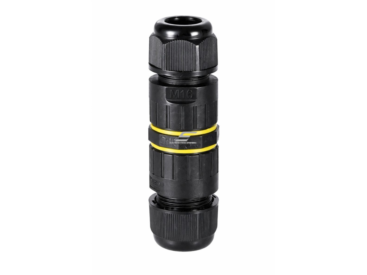 Kabelių sujungimo jungtis | M20 | 5-8 mm | 0.5-2.5 mm² | 5 kontaktai (5P) | 21.8x81.2 mm | hermetinė | IP68 | 16A | 230V | vandeniui atsparus Kabelių sujungimo jungtis | M20 | 5-8 mm | 0.5-2.5 mm² | 5 kontaktai (5P) | 21.8x81.2 mm | hermetinė | IP68 | 16A | 230V | vandeniui atsparus