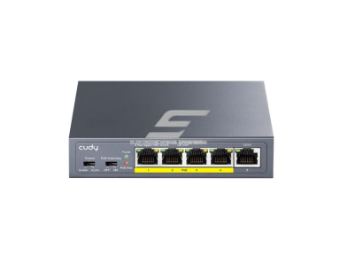 PoE komutatorius 5 portų | laidinio tinklo išplėtimas | Gigabit | 4xPoE + 1xUplink | nekonfiguruojamas | iki 36 W | metalinis korpusas PoE komutatorius 5 portų | laidinio tinklo išplėtimas | Gigabit | 4xPoE + 1xUplink | nekonfiguruojamas | iki 36 W | metalinis korpusas