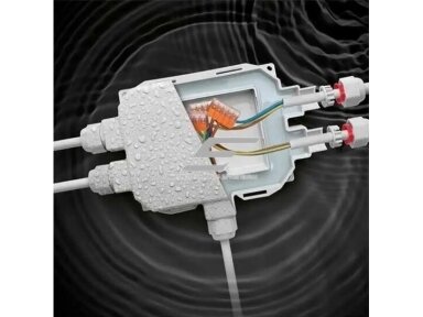 Hermetinė mova dėžutė jungiamoji elektros kontaktams su gelio užpildu | 210x155x45 | 5x6-18mm² | IP68/69K | Raytech | FOXBOX5 Hermetinė mova dėžutė jungiamoji elektros kontaktams su gelio užpildu | 210x155x45 | 5x6-18mm² | IP68/69K | Raytech | FOXBOX5