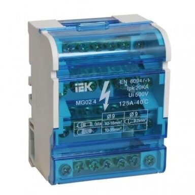 Potenciālu izlīdzināšanas kopne | spailes | 4x7 | L+PEN | DIN | IEK | YND10-4-07-100 | 4606056048698 Potenciālu izlīdzināšanas kopne | spailes | 4x7 | L+PEN | DIN | IEK | YND10-4-07-100 | 4606056048698