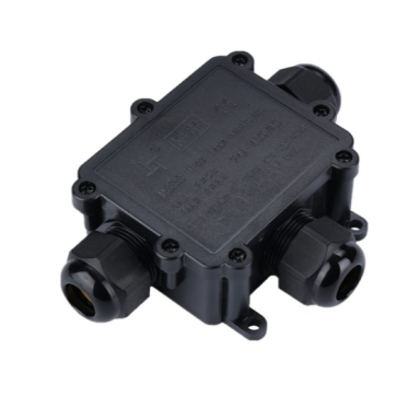 Pazemes kabeļu savienojuma kārba | ar spailēm | 3xM25 | 4-8mm / 8-12mm / 10-14mm | 127x103x36mm | hermētiska | IP68 Pazemes kabeļu savienojuma kārba | ar spailēm | 3xM25 | 4-8mm / 8-12mm / 10-14mm | 127x103x36mm | hermētiska | IP68