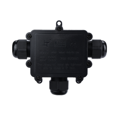 Pazemes kabeļu savienojuma kārba | ar spailēm | 3xM25 | 4-8mm / 8-12mm / 10-14mm | 127x103x36mm | hermētiska | IP68 Pazemes kabeļu savienojuma kārba | ar spailēm | 3xM25 | 4-8mm / 8-12mm / 10-14mm | 127x103x36mm | hermētiska | IP68