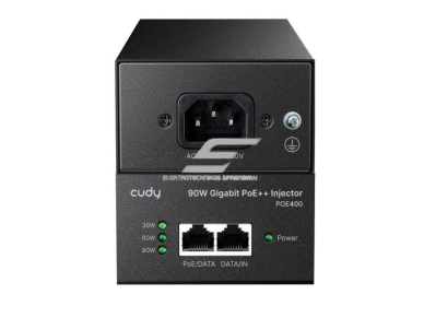 PoE adapteris (injectorius) | 90 W | GbE | 802.3af/at/bt palaikymas | duomenų + maitinimo perdavimas vienu kabeliu | metalinis korpusas 1 PoE adapteris (injectorius) | 90 W | GbE | 802.3af/at/bt palaikymas | duomenų + maitinimo perdavimas vienu kabeliu | metalinis korpusas 1
