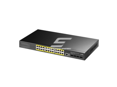 PoE komutatorius 24 portų | laidinio tinklo išplėtimas | 24xPoE + 4xSFP+ | konfiguruojamas | 400 W | metalinis korpusas 1 PoE komutatorius 24 portų | laidinio tinklo išplėtimas | 24xPoE + 4xSFP+ | konfiguruojamas | 400 W | metalinis korpusas 1