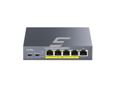 PoE komutatorius 5 portų | laidinio tinklo išplėtimas | Gigabit | 4xPoE + 1xUplink | nekonfiguruojamas | iki 36 W | metalinis korpusas PoE komutatorius 5 portų | laidinio tinklo išplėtimas | Gigabit | 4xPoE + 1xUplink | nekonfiguruojamas | iki 36 W | metalinis korpusas