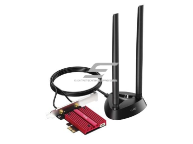 Bluetooth ir Wi-Fi PCI-E belaidžio ryšio adapteris | Wi-Fi 6E | Bluetooth 5.3 | iki 2402 Mbps | 2×2 MU-MIMO | nuimamos antenos Bluetooth ir Wi-Fi PCI-E belaidžio ryšio adapteris | Wi-Fi 6E | Bluetooth 5.3 | iki 2402 Mbps | 2×2 MU-MIMO | nuimamos antenos