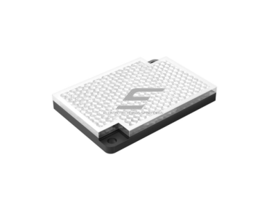 Poliarizuoto atspindžio atšvaitas | reflektorius fotoelektriniams jutikliams | skaidrių objektų aptikimui | kvadratinis | 60x41mm