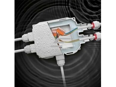 Hermetinė mova dėžutė jungiamoji elektros kontaktams su gelio užpildu | 210x155x45 | 5x6-18mm² | IP68/69K | Raytech | FOXBOX5 1 Hermetinė mova dėžutė jungiamoji elektros kontaktams su gelio užpildu | 210x155x45 | 5x6-18mm² | IP68/69K | Raytech | FOXBOX5 1