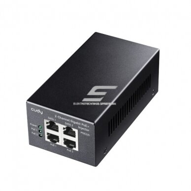 PoE barošanas adapteris | Elektrobarošana un datu pārraide | 48V | 30W | Gigabit 10/100/1000 Mbps | Cudy POE220