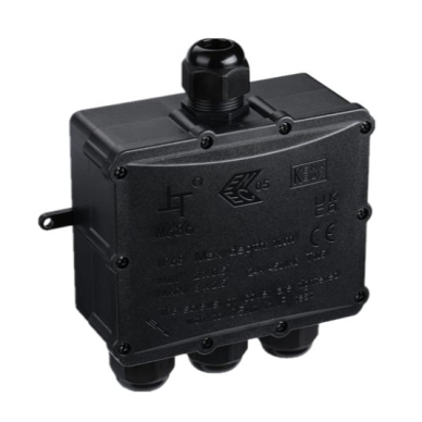 Pazemes kabeļu savienojuma kārba | ar spailēm | 4xM25 | 4-8mm / 8-12mm / 10-14mm | 163x152x60mm | hermētiska | IP68 1