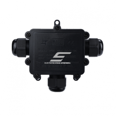 Underground cable junction box | with terminals | 3xM25 | 4-8mm / 8-12mm / 10-14mm | 127x103x36mm | waterproof | IP68 Underground cable junction box | with terminals | 3xM25 | 4-8mm / 8-12mm / 10-14mm | 127x103x36mm | waterproof | IP68
