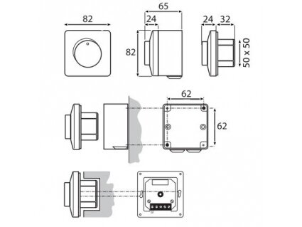 Potenciometras | elektroninis ventiliatoriaus greičio reguliatorius | 2,5A | 230VAC | potinkinis/virštinkinis | IP54/IP44 | su LED indikacija | Sentera Controls | LTY-0-25-AT 1 Potenciometras | elektroninis ventiliatoriaus greičio reguliatorius | 2,5A | 230VAC | potinkinis/virštinkinis | IP54/IP44 | su LED indikacija | Sentera Controls | LTY-0-25-AT 1