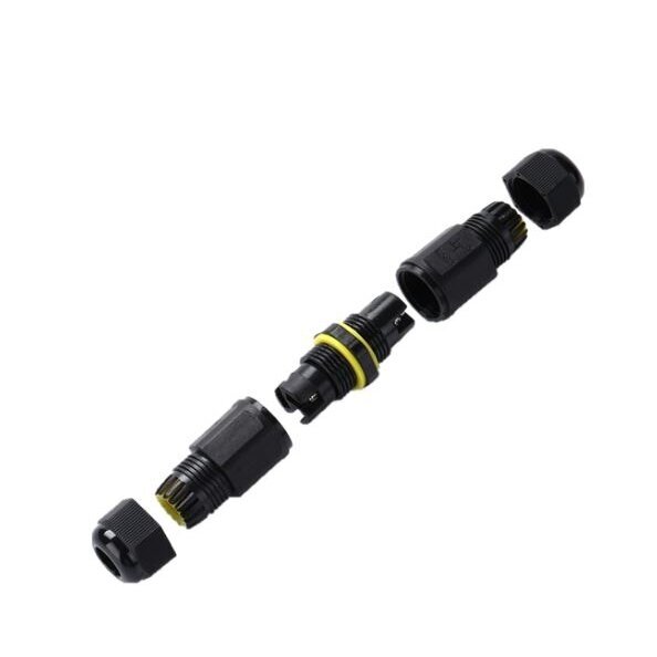 Pazemes kabeļu savienojuma savienotājs | 2xM18 | 4-8mm / 5-10mm | 2P/3P | 94x23mm | hermētisks | IP68 3 Pazemes kabeļu savienojuma savienotājs | 2xM18 | 4-8mm / 5-10mm | 2P/3P | 94x23mm | hermētisks | IP68 3