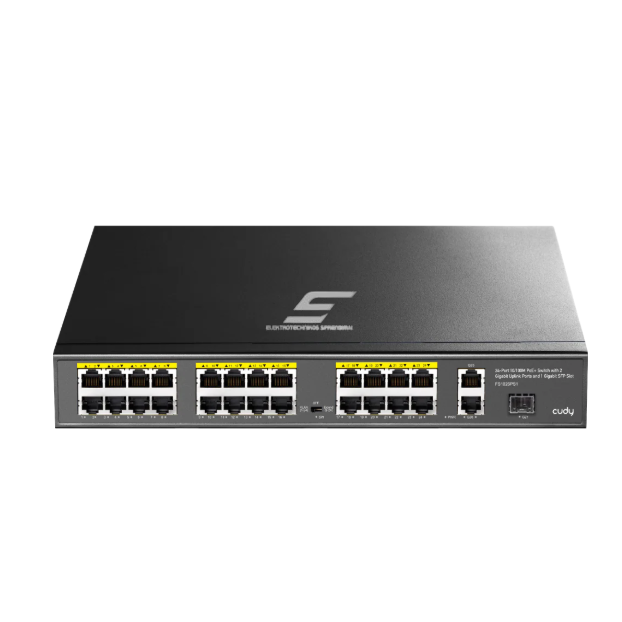 PoE kommutaator 24 porti | juhtmega võrgu laiendamine | Gigabit | 4× PoE + 2× Uplink | hallatavuseta | 300 W | metallkorpus PoE kommutaator 24 porti | juhtmega võrgu laiendamine | Gigabit | 4× PoE + 2× Uplink | hallatavuseta | 300 W | metallkorpus