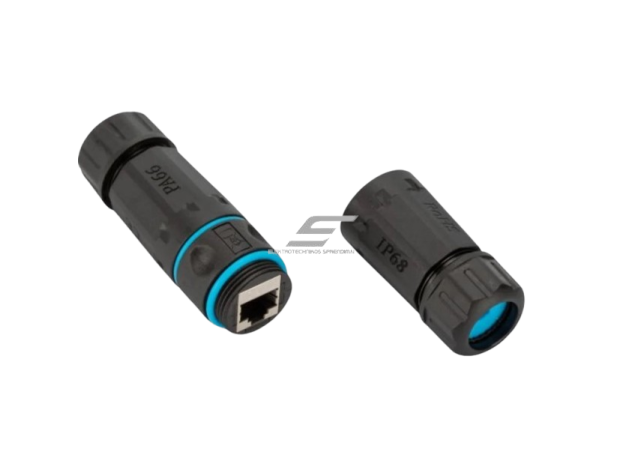 Tinklo jungtis RJ45 | FTP Cat.6 | ekranuotas | hermetinė IP68 Tinklo jungtis RJ45 | FTP Cat.6 | ekranuotas | hermetinė IP68