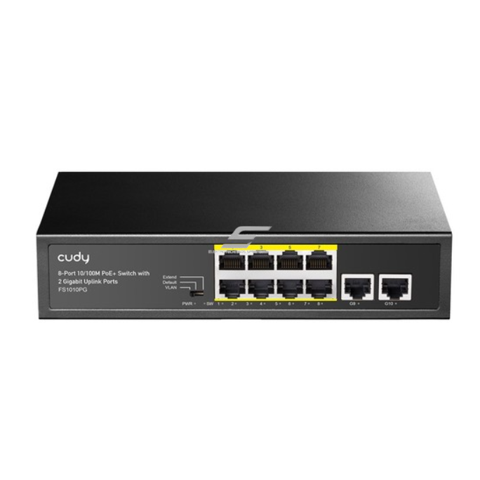 PoE Switch 8-Port | Wired Network Expansion | 8×PoE + 2×Uplink | Unmanaged | 120 W | Metal Enclosure PoE Switch 8-Port | Wired Network Expansion | 8×PoE + 2×Uplink | Unmanaged | 120 W | Metal Enclosure