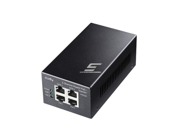 PoE maitinimo adapteris | elektros maitinimas ir duomenų perdavimas | 48V | 30W | Gigabit 10/100/1000 Mbps | Cudy POE220 PoE maitinimo adapteris | elektros maitinimas ir duomenų perdavimas | 48V | 30W | Gigabit 10/100/1000 Mbps | Cudy POE220