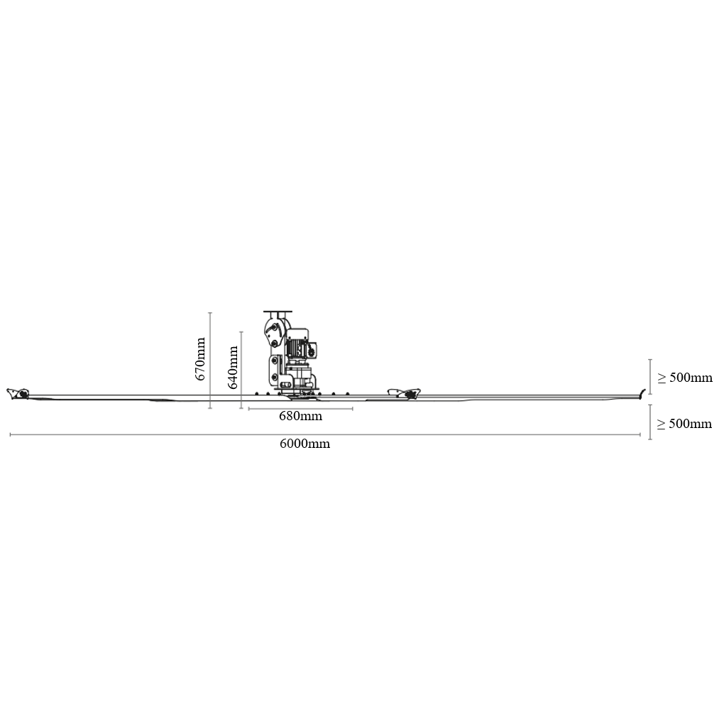 Промышленный потолочный вентилятор HVLS SAGE II | Ø6 м | 274 000 м³/ч | 2,2 кВт | 400 В | IP55 | F54602 4 Промышленный потолочный вентилятор HVLS SAGE II | Ø6 м | 274 000 м³/ч | 2,2 кВт | 400 В | IP55 | F54602 4