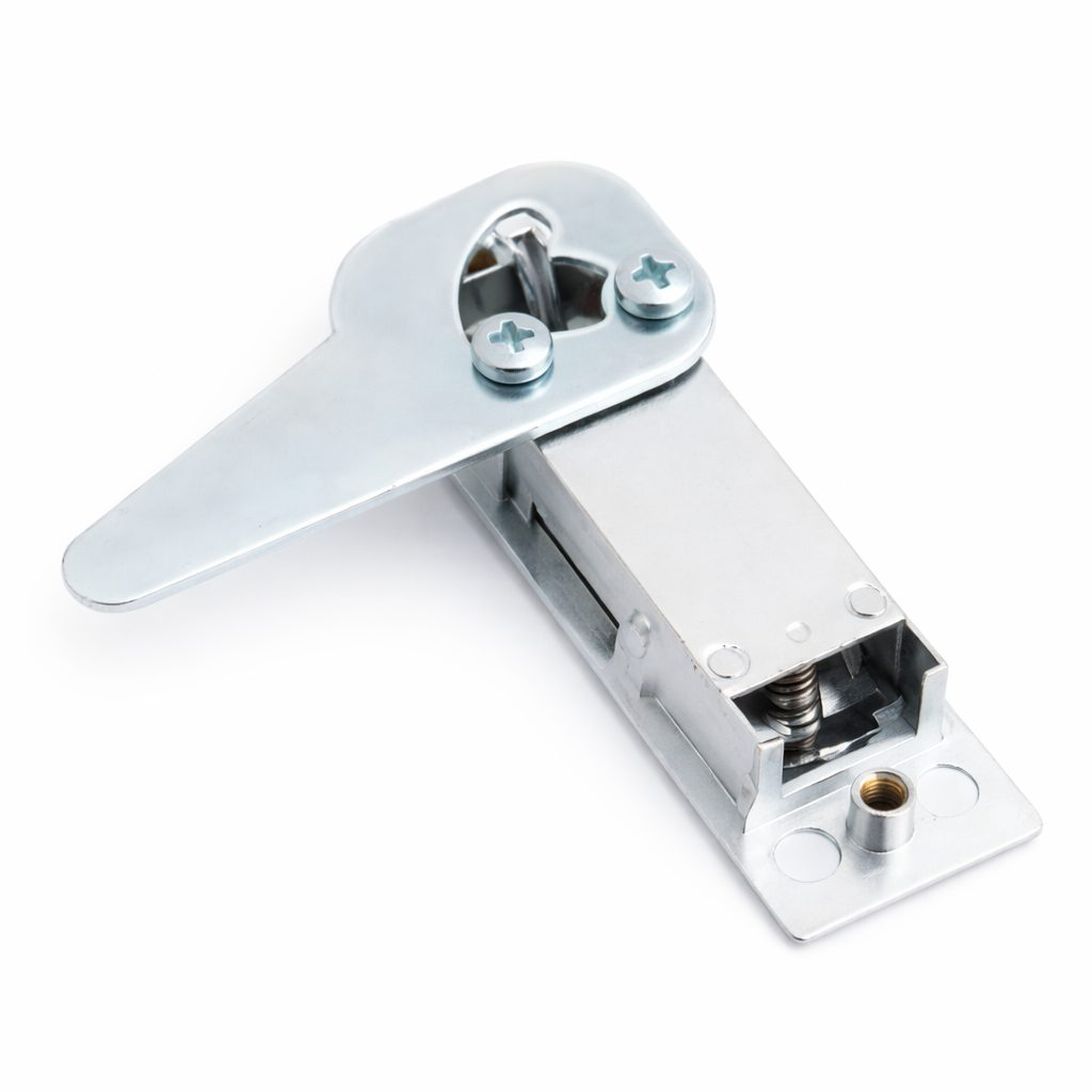 Industrial electrical panel and cabinet door lock | zinc alloy | 10 mm cylinder | chrome-plated | 2 keys 1