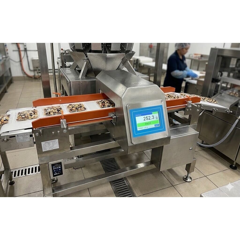 Tööstuslik metallidetektor | toiduainetööstusele | automaatne tagasilükkamine | FE ≥0.8 mm | NFE 1.3 mm | 50 kHz | IP65 | Ø12 cm mähis | roostevaba teras 2 Tööstuslik metallidetektor | toiduainetööstusele | automaatne tagasilükkamine | FE ≥0.8 mm | NFE 1.3 mm | 50 kHz | IP65 | Ø12 cm mähis | roostevaba teras 2