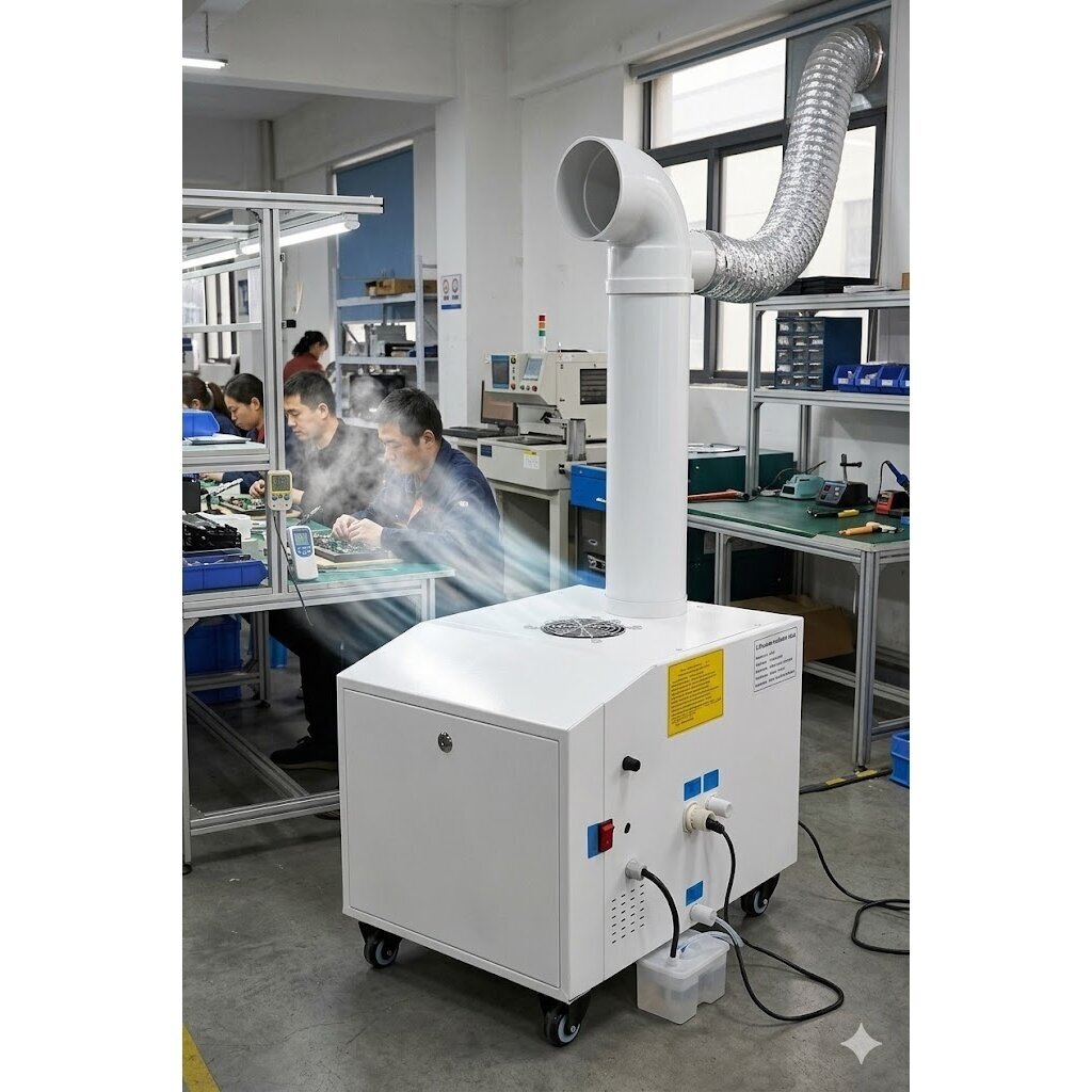 Ultraheliline õhuniisutaja | 7 kg/h | 400 W | 30–60 m² | 15 L | 530 x 440 x 470 mm | manuaalne juhtimine | vaikne töö | suurematele ruumidele 1 Ultraheliline õhuniisutaja | 7 kg/h | 400 W | 30–60 m² | 15 L | 530 x 440 x 470 mm | manuaalne juhtimine | vaikne töö | suurematele ruumidele 1