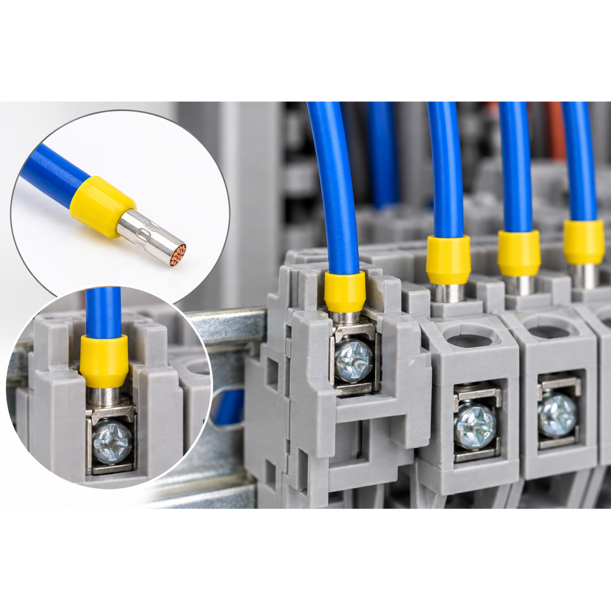 Extended insulated wire ferrule | 1mm² | 12mm | crimp type | yellow | 100 pcs. | APF/L-1,00 W | 261120 1
