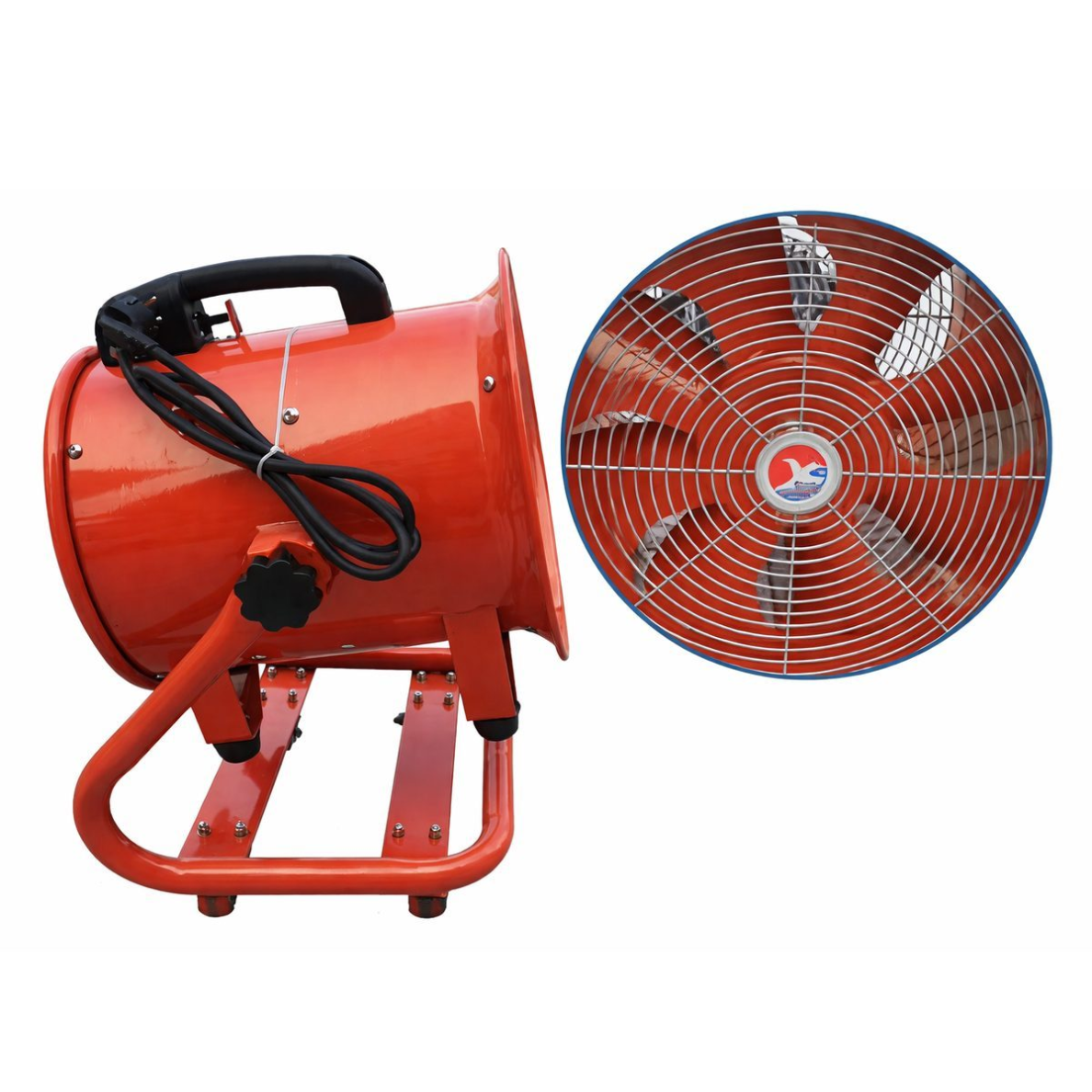 Przenośny osiowy wentylator kanałowy | Ø300 mm | 500 W | 220 V | 120–130 m³/min | 2800 obr./min 1 Przenośny osiowy wentylator kanałowy | Ø300 mm | 500 W | 220 V | 120–130 m³/min | 2800 obr./min 1