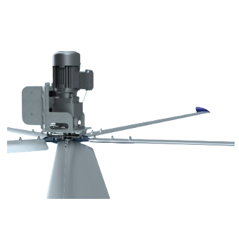 HVLS rūpnieciskais griestu ventilators SAGE II | Ø4 m | 131 000 m³/h | 0,75 kW | 400 V | IP55 | F54402 HVLS rūpnieciskais griestu ventilators SAGE II | Ø4 m | 131 000 m³/h | 0,75 kW | 400 V | IP55 | F54402