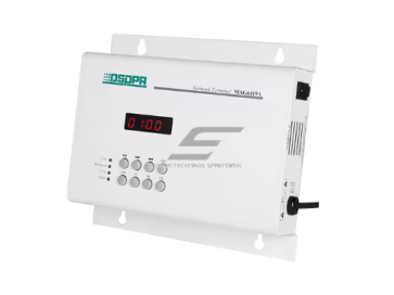 IP tinklo garso terminalas su integruotu stiprintuvu ir nuotoliniu valdymu | 4–8 Ω | 24V EMC išėjimas | AUX/mikrofono įvestis/USB laikmena/SD kortelė 2