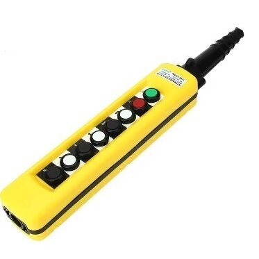Industrial Crane Control Panel | with Start and Stop Button | with 8 Buttons | 10A | IP65 | Single Speed Industrial Crane Control Panel | with Start and Stop Button | with 8 Buttons | 10A | IP65 | Single Speed