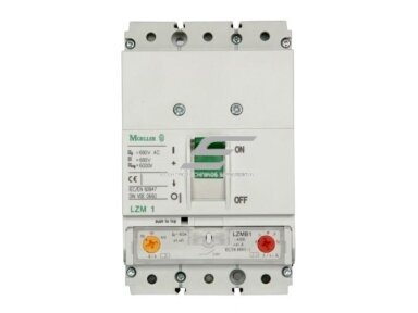 Pramoninis automatinis jungiklis | 3P | 125A | 690V | Moeller | LZM1 Pramoninis automatinis jungiklis | 3P | 125A | 690V | Moeller | LZM1