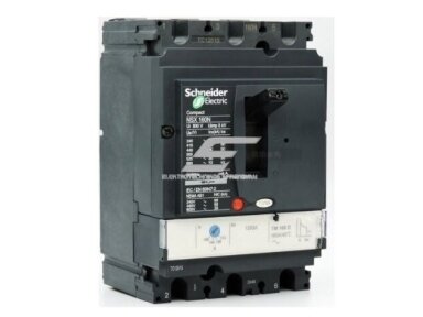 Pramoninis automatinis jungiklis | 3P | 160A | 25kA | Schneider Electric | NSX160B Pramoninis automatinis jungiklis | 3P | 160A | 25kA | Schneider Electric | NSX160B