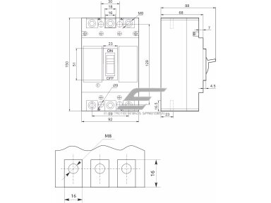 Pramoninis automatinis jungiklis | 3P | 100A | 36kA | FMC2/3U | Promfactor Baltic | FMC23U0100 | 4779040156010 Pramoninis automatinis jungiklis | 3P | 100A | 36kA | FMC2/3U | Promfactor Baltic | FMC23U0100 | 4779040156010
