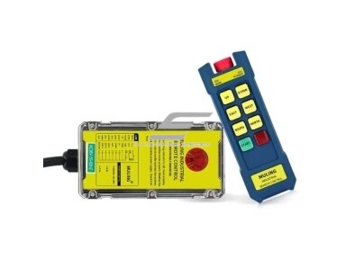 Belaidis kranų valdymo pultas | 6 mygtukai + START/STOP | 1 greitis | 868 MHz | IP68 | ES-ML-K6 Belaidis kranų valdymo pultas | 6 mygtukai + START/STOP | 1 greitis | 868 MHz | IP68 | ES-ML-K6