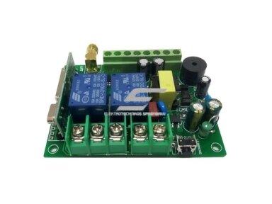 Belaidis kranų valdymo pultas | 2 siųstuvai + imtuvas | 2 mygtukai + START/STOP | 1 greitis | 315 MHz | 100–240 V AC | ES-E1738-315B Belaidis kranų valdymo pultas | 2 siųstuvai + imtuvas | 2 mygtukai + START/STOP | 1 greitis | 315 MHz | 100–240 V AC | ES-E1738-315B