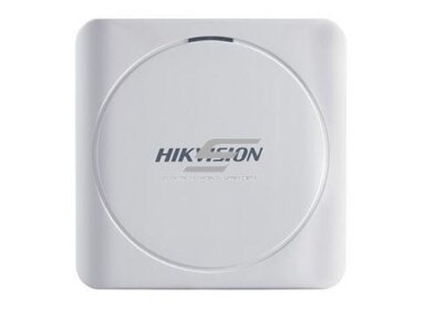 Prieigos valdiklis | išorinis M1/EM kortelių skaitytuvas | 12VDC | 87x87x13,3mm | IP65 | baltas | Hikvision | DS-K1801E Prieigos valdiklis | išorinis M1/EM kortelių skaitytuvas | 12VDC | 87x87x13,3mm | IP65 | baltas | Hikvision | DS-K1801E