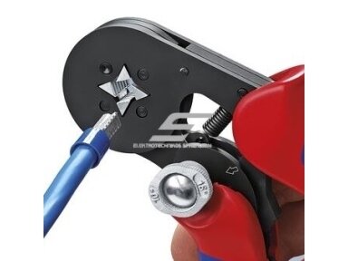 Presas | užspaudimo replės elektros kabelių antgaliams | 0,08-16mm² | KNIPEX | 97 53 04 Presas | užspaudimo replės elektros kabelių antgaliams | 0,08-16mm² | KNIPEX | 97 53 04