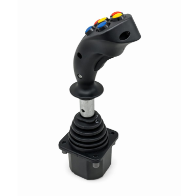 Rūpnieciskā analogā vadības svira (joystick) | ar X/Y asīm un „Deadman“ drošības slēdzi | analogais signāls 0.5–2.5–4.5 V | 6 pogas | vadības paneļiem un mobilajai tehnikai Rūpnieciskā analogā vadības svira (joystick) | ar X/Y asīm un „Deadman“ drošības slēdzi | analogais signāls 0.5–2.5–4.5 V | 6 pogas | vadības paneļiem un mobilajai tehnikai