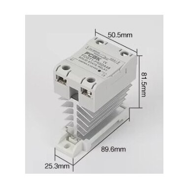 Industrial Solid State Semiconductor SSR Electronic Switching Relay DC-DC | DIN rail | 1-Phase | 40A | 5-200VDC | 3-32VDC Industrial Solid State Semiconductor SSR Electronic Switching Relay DC-DC | DIN rail | 1-Phase | 40A | 5-200VDC | 3-32VDC