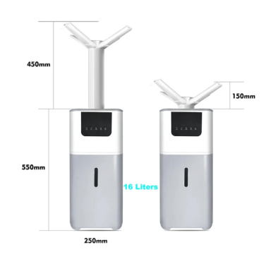 Industrial Ultrasonic Air Humidifier 15 L | 500 ml/h | 50–100 m² | Remote Control | HDL-966-2103 Industrial Ultrasonic Air Humidifier 15 L | 500 ml/h | 50–100 m² | Remote Control | HDL-966-2103