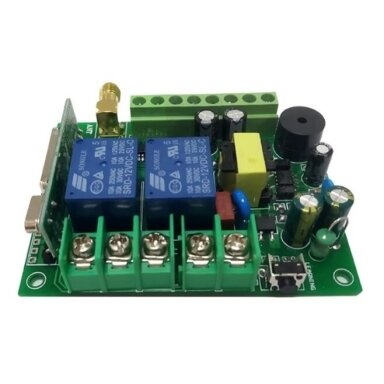 Bezvadu celtņa vadības pults | 2 raidītāji + uztvērējs | 2 pogas + START/STOP | 1 ātrums | 315 MHz | 100–240 V AC | ES-E1738-315B
