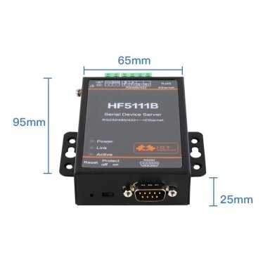 Industrial communication converter from RS232/RS485/RS422 to Ethernet | Modbus TCP | 5-36V / 9-50VDC | IP30 Industrial communication converter from RS232/RS485/RS422 to Ethernet | Modbus TCP | 5-36V / 9-50VDC | IP30