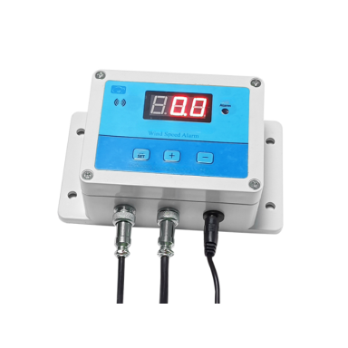 Industrial | digital wind speed | direction sensor | anemometer | 10A | 230V/12V | 0-70m/s | with acoustic and visual alarm signal | stationary | Zigbee