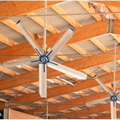 HVLS tööstuslik laeventilaator SPINBOY II Reverse | Ø3 m | 90 000 m³/h | 0,60 kW | 400 V | 105 p/min | IP65 | F76305 HVLS tööstuslik laeventilaator SPINBOY II Reverse | Ø3 m | 90 000 m³/h | 0,60 kW | 400 V | 105 p/min | IP65 | F76305