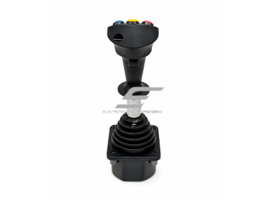 Pramoninė analoginė vairalazdė (Joystick) | su X/Y ašimis ir „Deadman“ saugos jungikliu | 0.5–2.5–4.5 V analoginis signalas | 6 mygtukai | valdymo pultams ir mobiliai technikai 2 Pramoninė analoginė vairalazdė (Joystick) | su X/Y ašimis ir „Deadman“ saugos jungikliu | 0.5–2.5–4.5 V analoginis signalas | 6 mygtukai | valdymo pultams ir mobiliai technikai 2