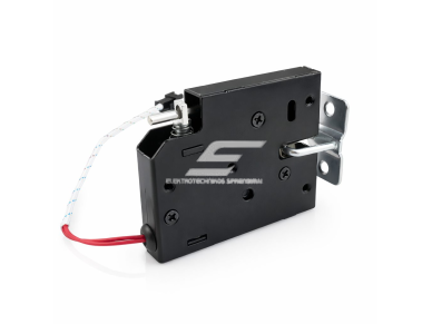 Elektromagnetinė spyna | paštomatams ir savitarnos spintelėms | ANSI Grade 1 | 8 mm cilindras | cinko lydinys | chromuota | juoda Elektromagnetinė spyna | paštomatams ir savitarnos spintelėms | ANSI Grade 1 | 8 mm cilindras | cinko lydinys | chromuota | juoda